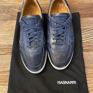 Magnanni Blue Shoes Size 11 1/2.